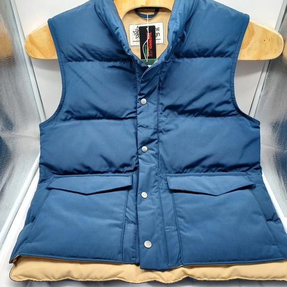 Alpine Design Vest Mens Medium Blue Puffer Insulated Thermolite EcoMade NEW - Picture 1 of 6